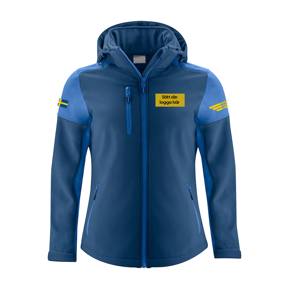 Printer Prime Softshell Lady Navy/Cobalt